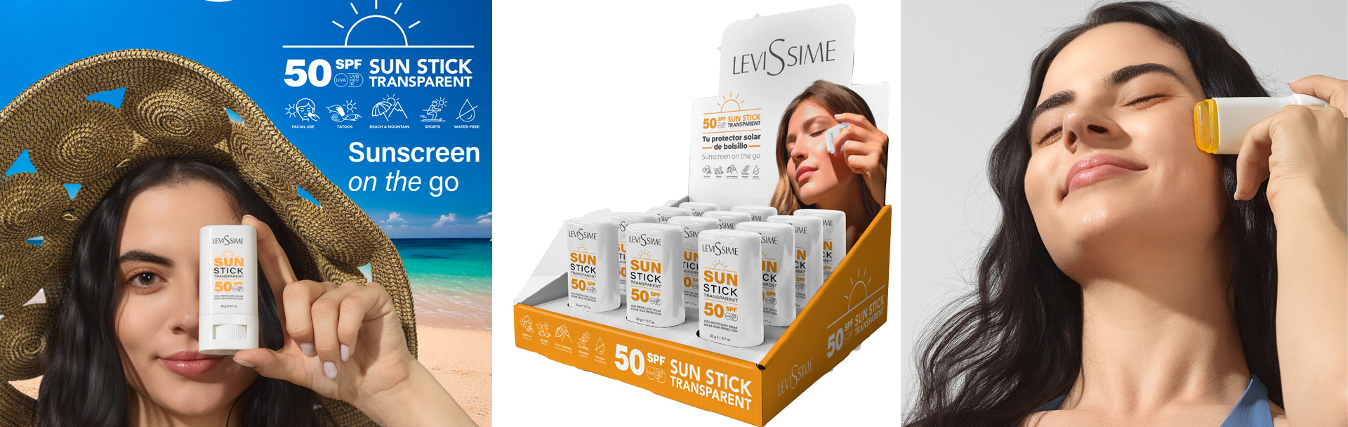 sun stick 50SPF LEVISSIME 