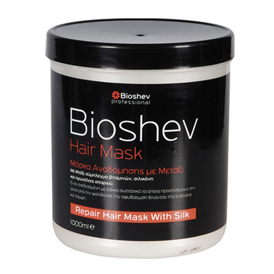 Μάσκα μαλλιών αναδόμησης με μετάξι 1000ml Bioshev 