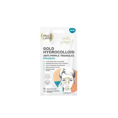 Patches για την ακμή Triangles Gold Hydrocolloid 4τμχ S.P.